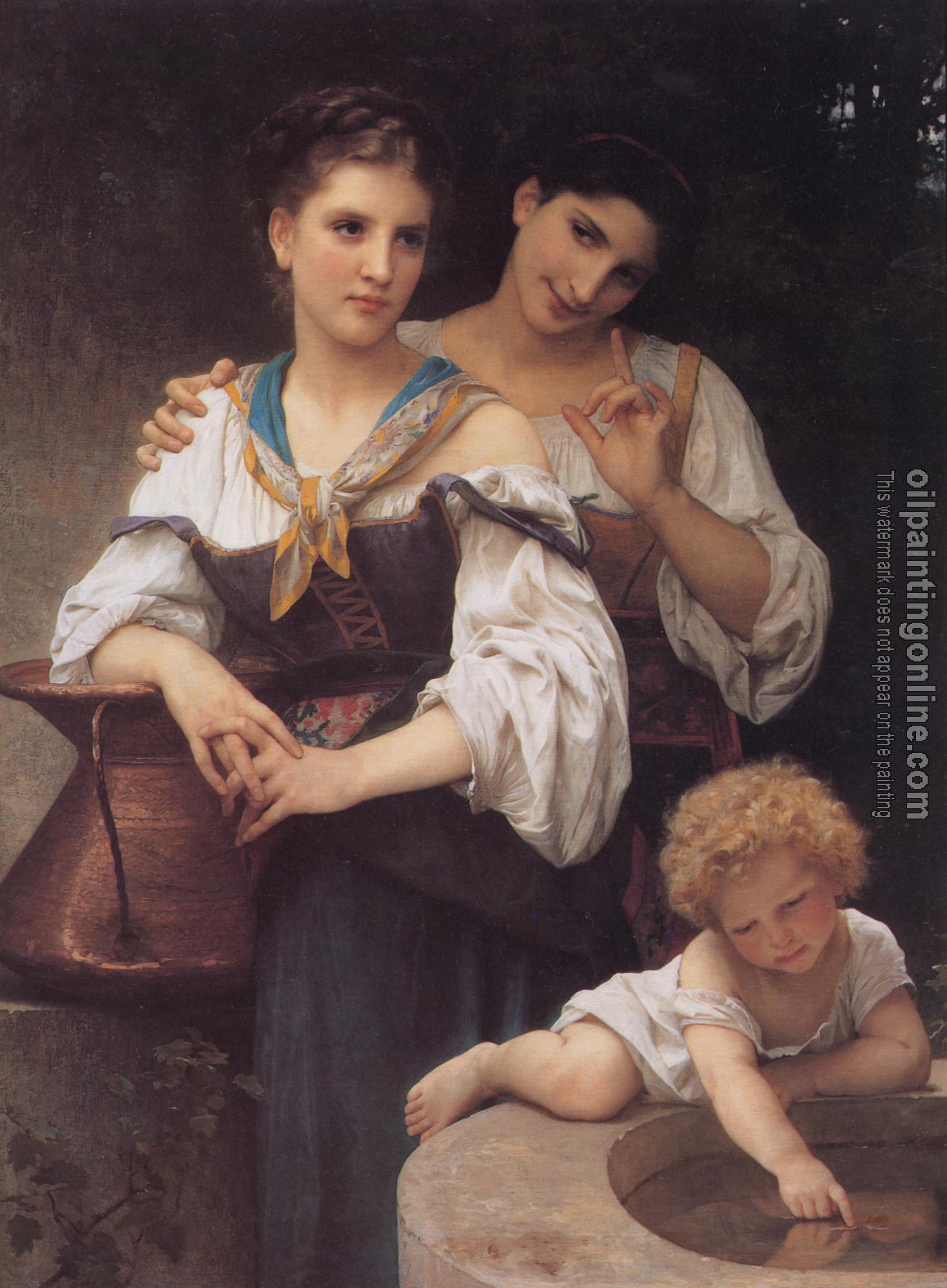 Bouguereau, William-Adolphe - The Secret